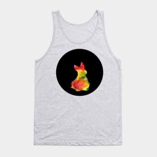 Scottish Terrier - Tropical Silhouette Tank Top